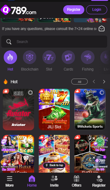 Q789 game download apk