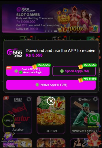 g555 game download apk